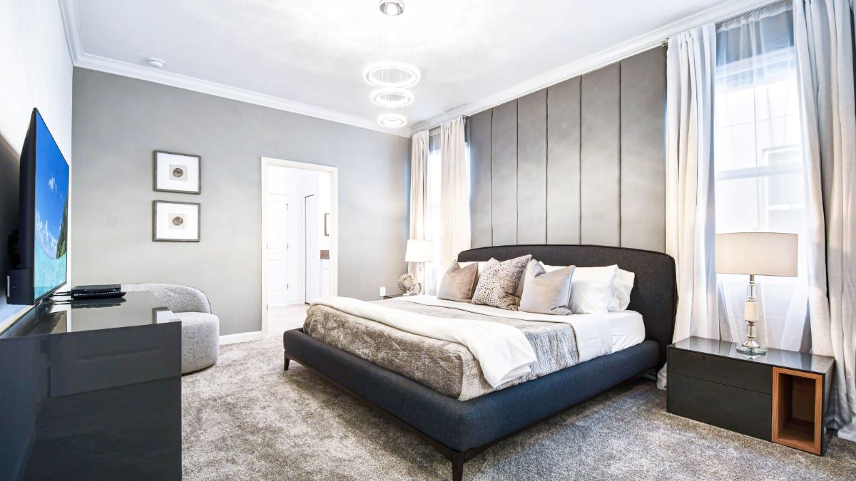 bedroom interior of a residential space