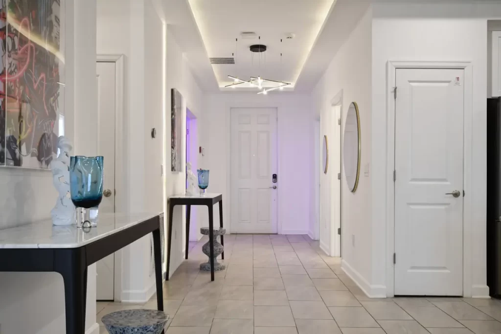 Lighting for a entryway