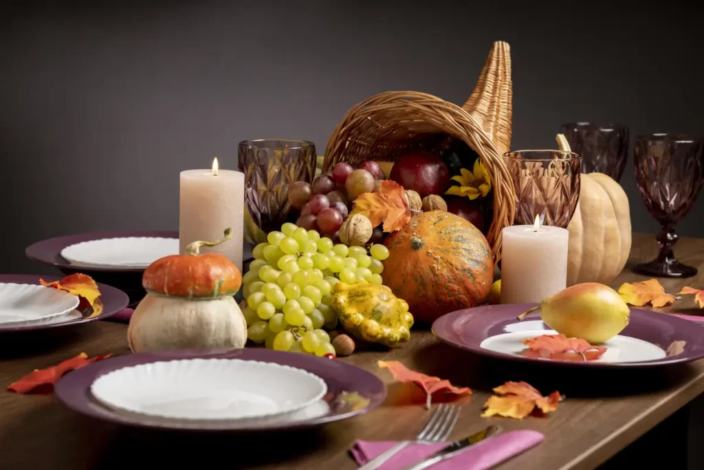 Thanksgiving table