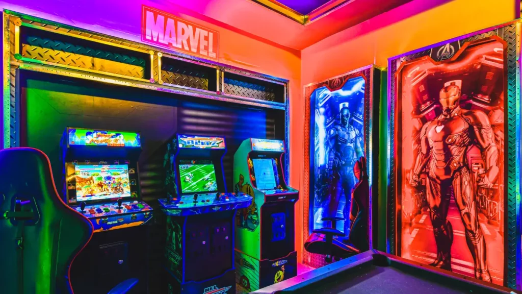 Superhero game room