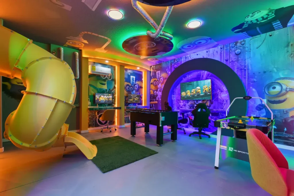 Minions room for playing
